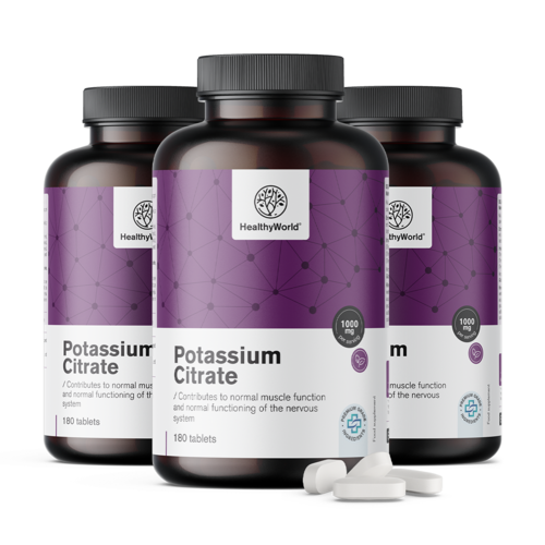 3x Kálium-citrát 1000 mg, összesen 540 tabletta