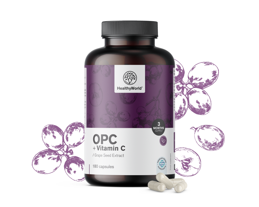OPC - szőlőmagból + C-vitamin
