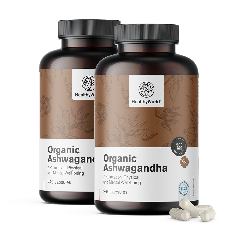 BIO Ashwagandha 500 mg kapszulákban