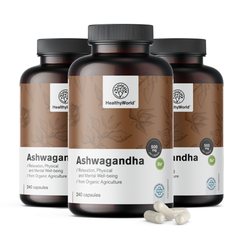 3x Ashwagandha 500 mg, összesen 720 kapszula