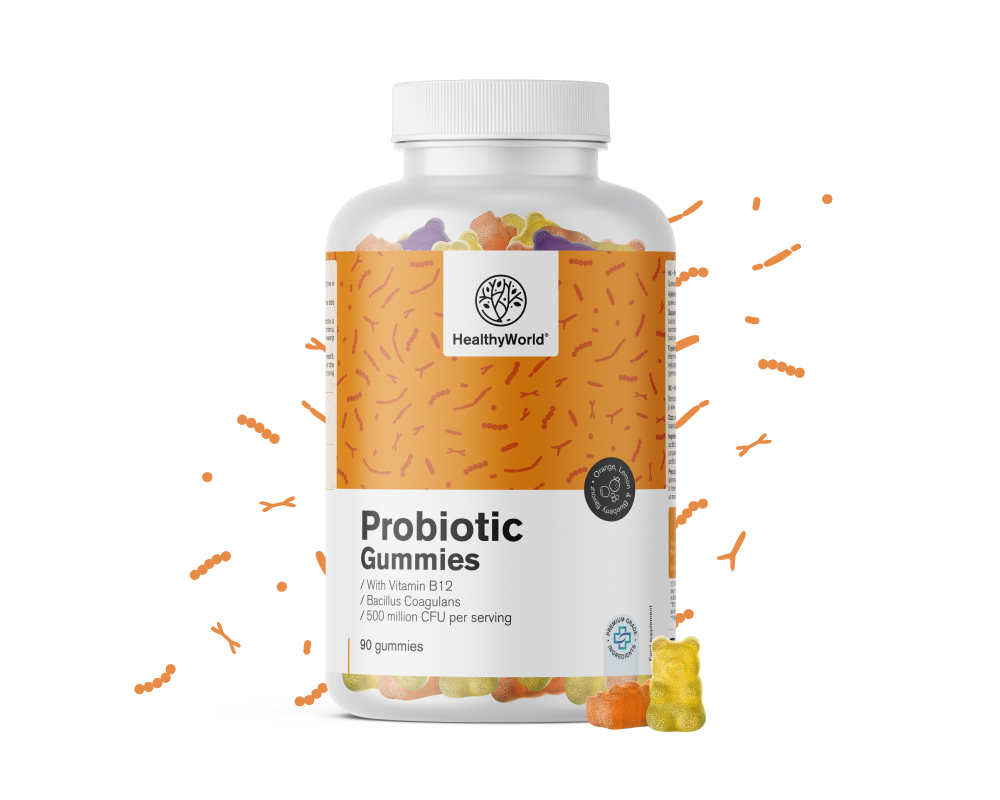 Probiotic – gumicukor mikrobiológiai tenyészetekkel