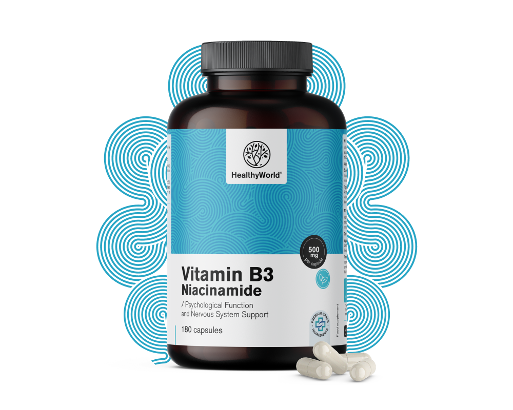 B3-vitamin 500 mg – niacinamid