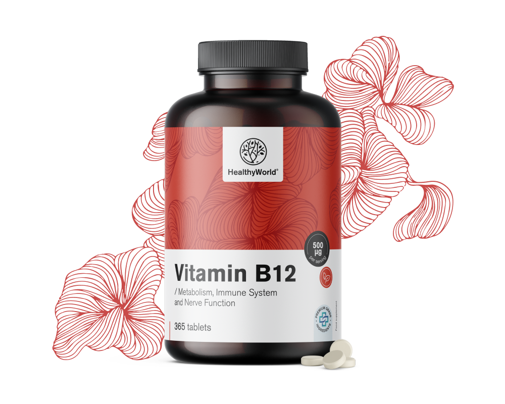 Vitamin B12 500 µg -> B12-vitamin 500 µg