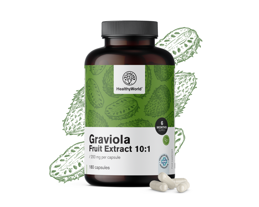 Graviola 200 mg – 10:1 kivonat 