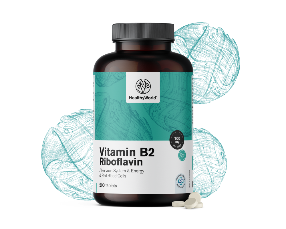 B2-vitamin – riboflavin 100 mg