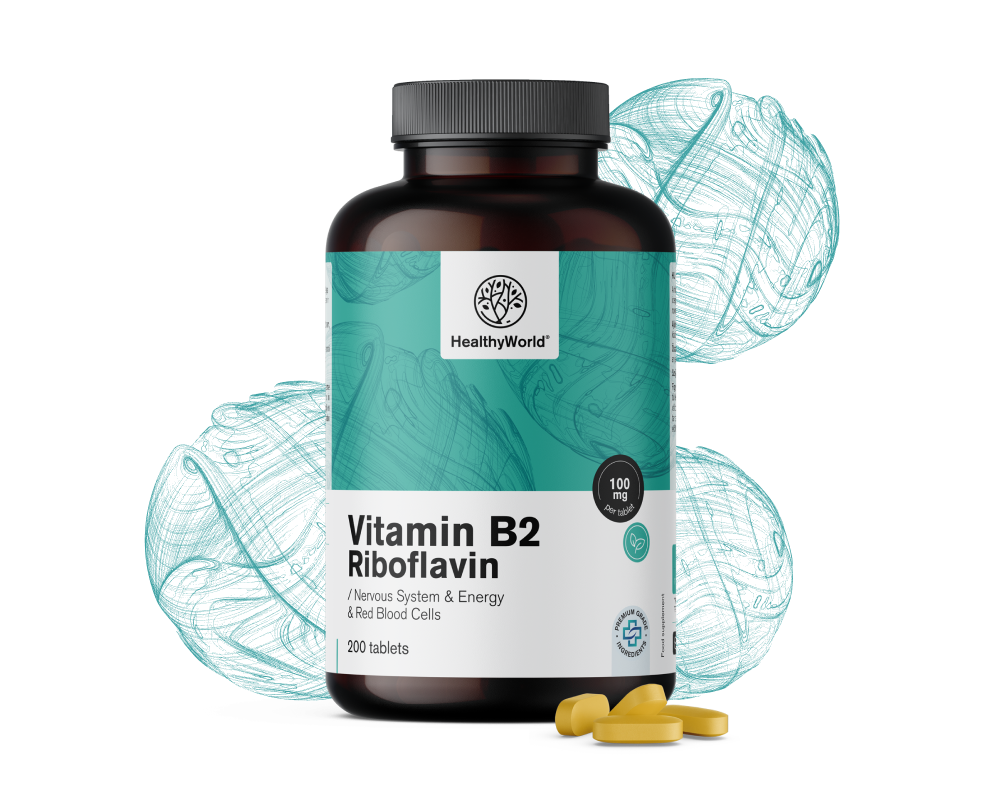 B2-vitamin – riboflavin 100&nbsp;mg