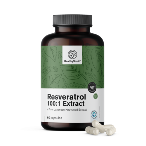 Rezveratrol 1000 mg – 100:1 kivonat, 60 kapszula