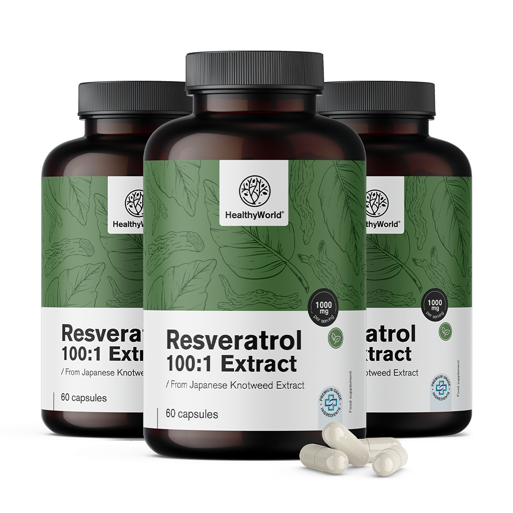 Rezveratrol 1000 mg – 100:1 kivonat