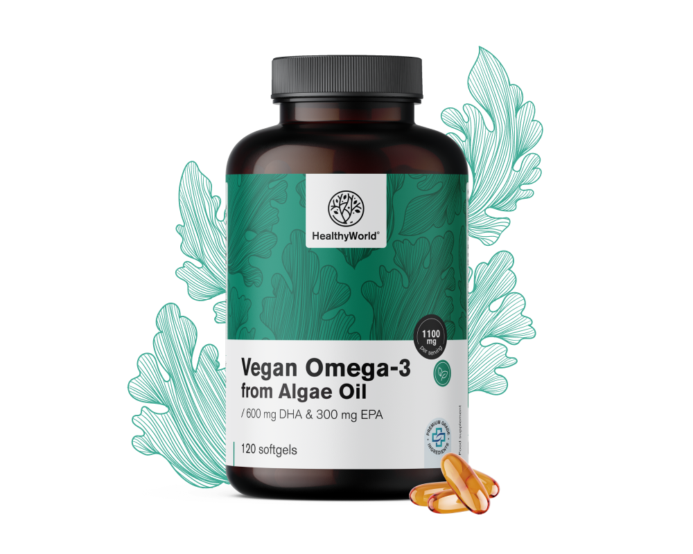Vegán omega-3 1100 mg – algából