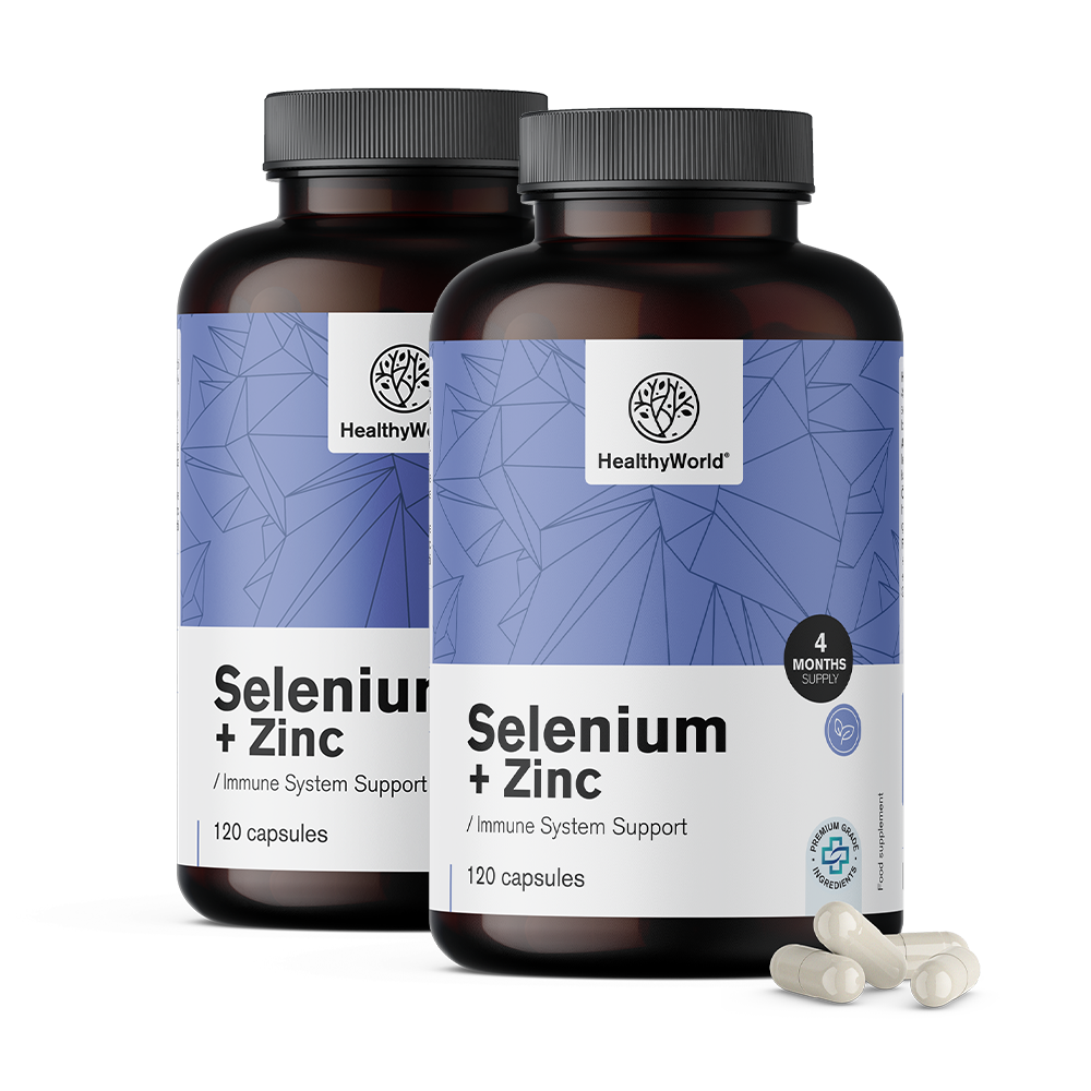 Szelén + cink.