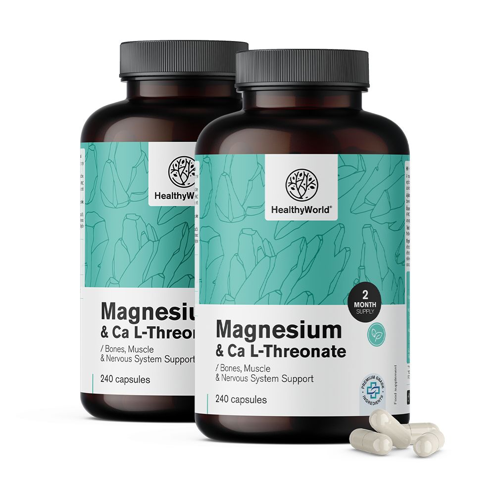 Magnézium + Kalcium L-treonát.