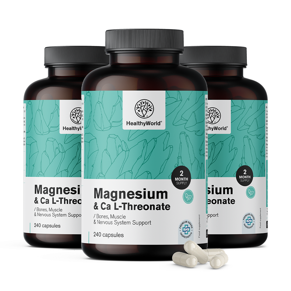 Magnézium + Kalcium L-treonát.