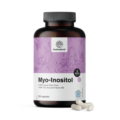 Mio-inozitol 2000 mg, 200 kapszula