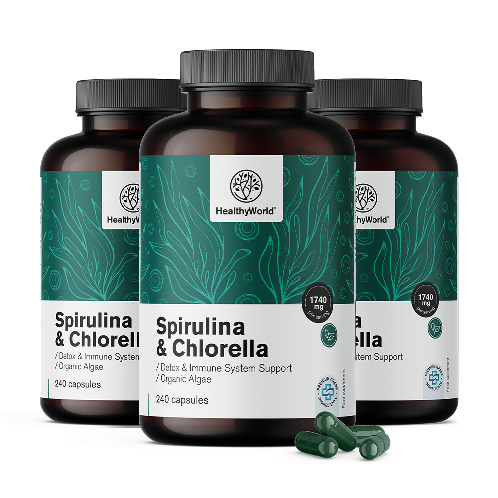 Spirulina és chlorella.