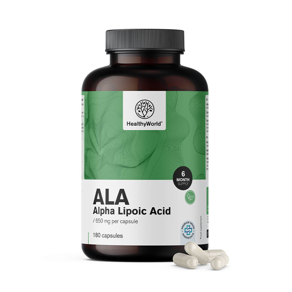 ALA - alfa-liponsav 650 mg.