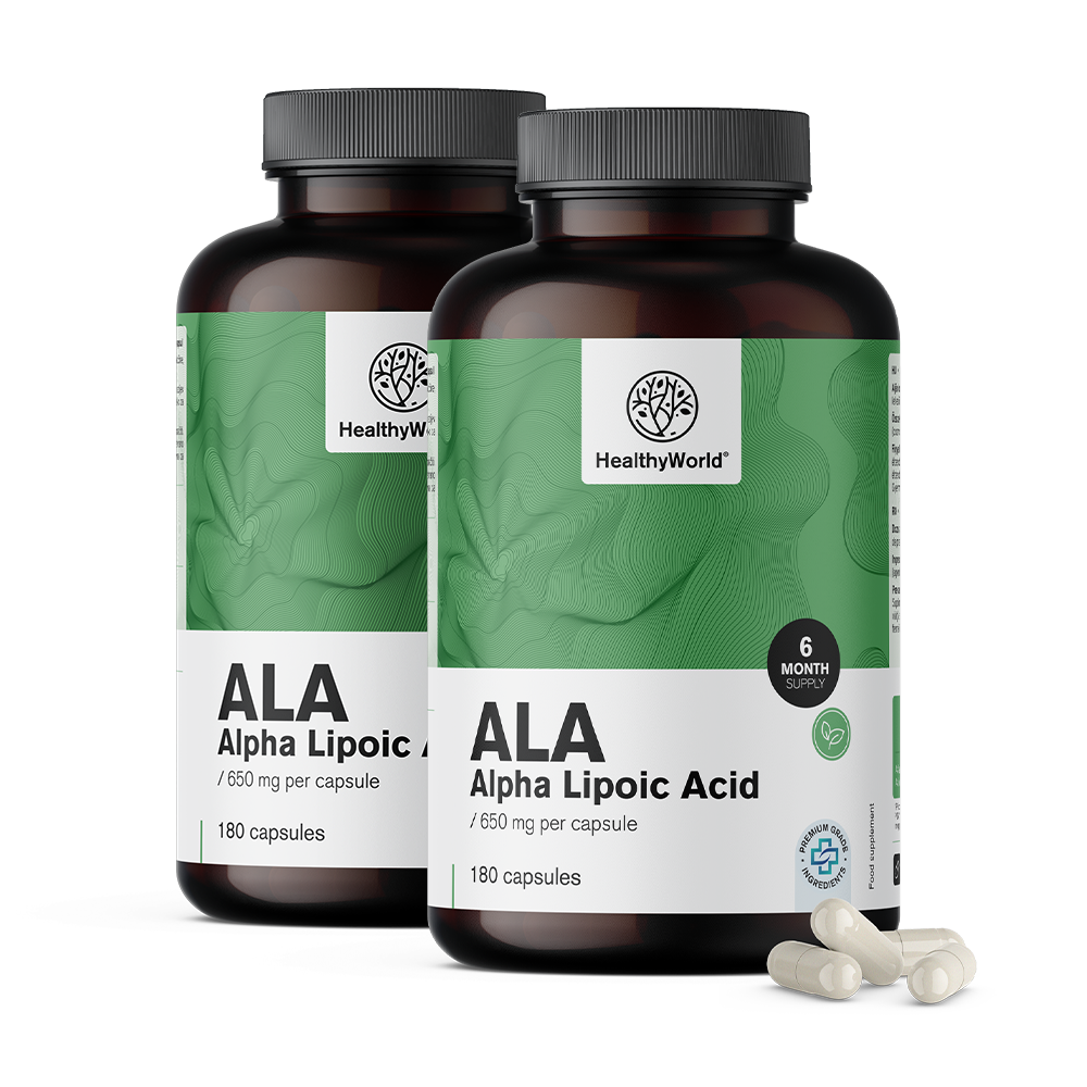 ALA - alfa-liponsav 650 mg.