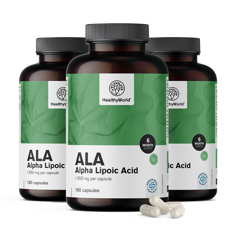 ALA - alfa-liponsav 650 mg.