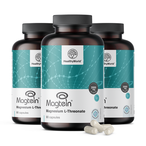 3x Magnézium L-treonát Magtein® 2000 mg, összesen 270 kapszula
