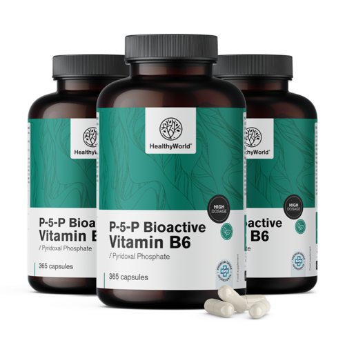 3x P-5-P – Bioaktív B6-vitamin, összesen 1095 kapszula