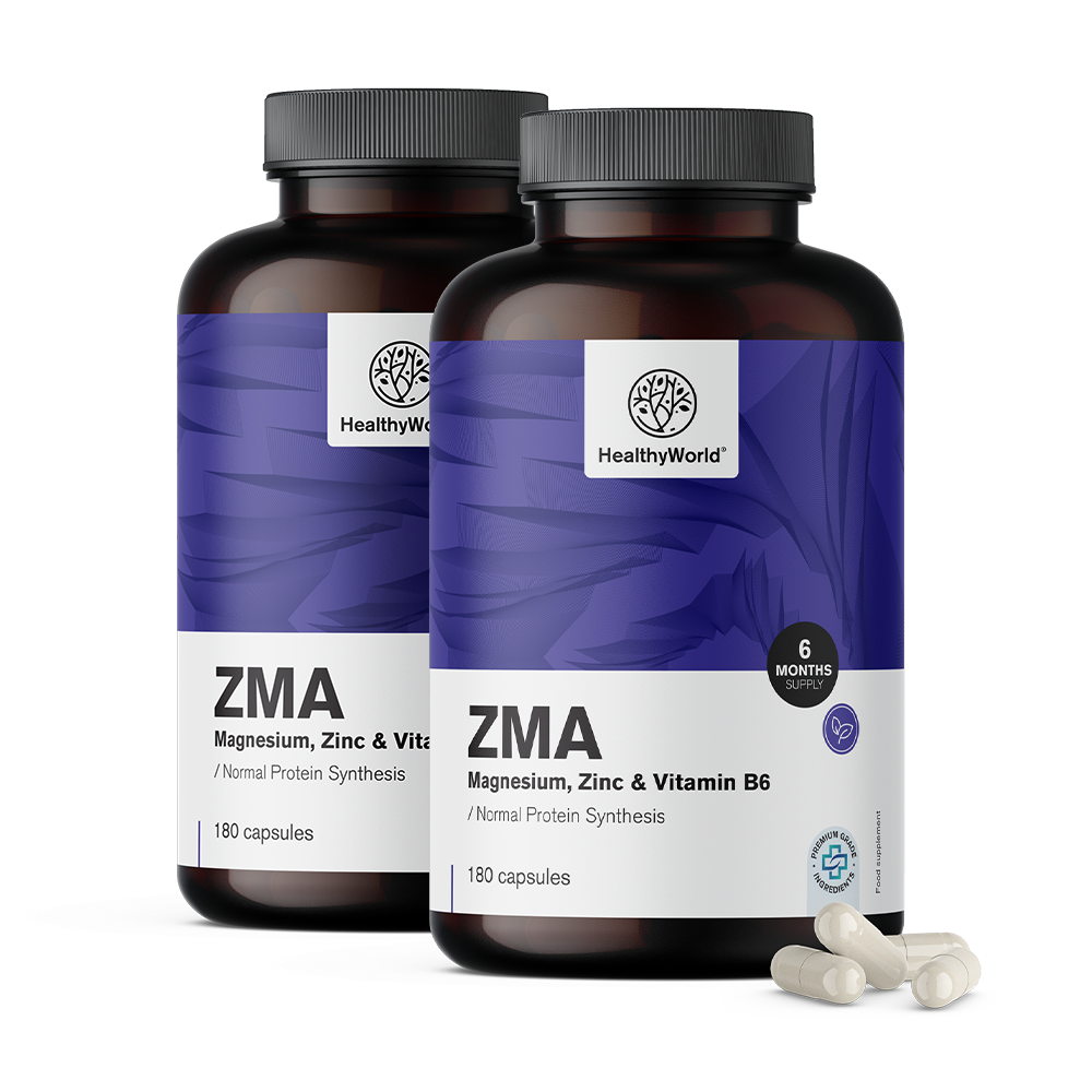 ZMA – magnézium, cink és B6