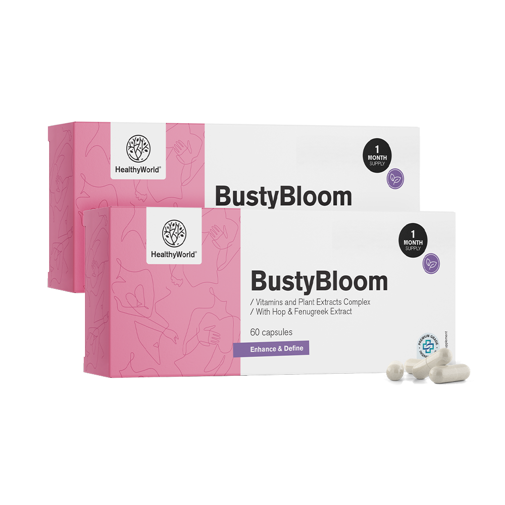 BustyBloom - vitaminok és növényi kivonatok komplexuma.