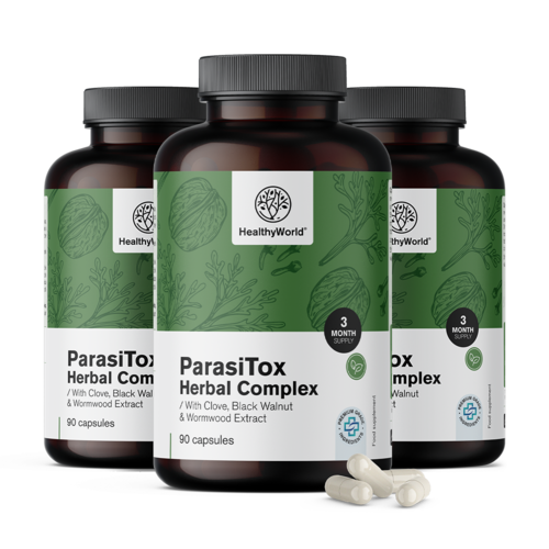 3x ParasiTox – gyógynövény komplex, összesen 270 kapszula